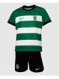 Sporting CP Domácí dres pro děti 2023-24 Krátký Rukáv (+ trenýrky)